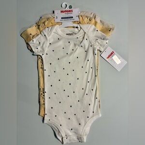 Huggies Short Sleeved Onesies Set of 3